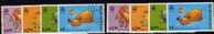 Stickerei Zum Chinesischen Jahr Des Ochsen Hongkong 785/8 ** Plus O 9€ New Year 1997 Embroidery Set From HONG KONG - Used Stamps