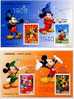 2005 Mickey Mouse Cartoon Stamps S/s Steamboat Christmas Book Fantasia Pauper - Knaagdieren