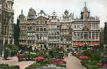 Bruxelles. Grand Place. Marcne Aux Fleurs. Brussel Grote Markt. Bloemenmarkt. Photo Veritable. Market Place. Flower Mark - Markten