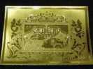 Gold Foil 2007 Chinese New Year Zodiac Stamp -Rat Mouse (Hsinyin) Unusual 2008 - Rodents