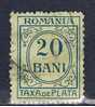 RO+ Rumänien 1911 Mi 35 Portomarke - Used Stamps