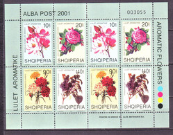 Albania 2001 MiNr. 2798 - 2801  Albanien Plants  Flora Flowers Roses M\sh MNH** 14,00 € - Rozen