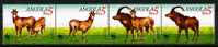 Angola 1990 MiNr. 799 - 802 Animals Giant Sable Antelope WWF 4v MNH** 6,00 € - Game