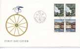Norway FDC Norwegian Nature Complete In 2 Pairs 13-6-1979 With Cachet - FDC