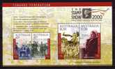 ⭕2000 - Australia TOWARDS FEDERATION 'overprinted LONDON' - Miniature Sheet Stamps MLH⭕ - Blocks & Kleinbögen