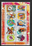 ⭕2001 - Australian ROCK AUSTRALIA - Set 10*45c Sheetlet Stamps MNH⭕ - Blokken & Velletjes