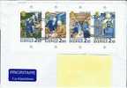 S Schweden 1986 Mi 1399-1402 Schwedische Post - Covers & Documents