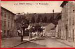 CPA 69 THIZY Les Promenades - Thizy