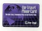 - TELECARTE ETATS-UNIS . CARTE PREPAYEE THE TRAVEL PHONE CARD - Otros & Sin Clasificación