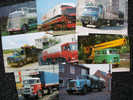 SERIE DA 8 CARTOLINE CAMION  DAF Periodo 1956/1982 - Camions & Poids Lourds