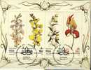 #RSA 1981. Flowers: Orchids. Michel Block 12. Cancelled(o) On Paper. - Blocks & Kleinbögen