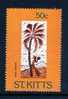 ST KITTS - 1984 50c BATIK DESIGN STAMP FINE MNH ** - St.Kitts And Nevis ( 1983-...)