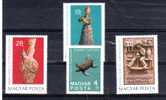 Fossile Et Poteries De Margit Kovacs, N° 2062 Et 2636 / 38**, - Unused Stamps