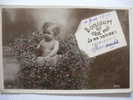 Faire Part Naissance  Fernande Gousset  Petite Fille  Dans Un Buisson Le 4 Juin 1909 - Naissance