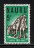 NAURU 1965 ANZAC NHM Horses Soldier Leaving His Loved One To Go To War Australian And New Zealand Army Corps - Nauru