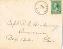 0993. Carta FRANCISTON (Alabama) 1890.  Fancy Cancel - Storia Postale