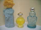 AVON  :  LOT 3 FLAC . ANGE BLEU VIDE + 2 AUTRES PLEINS LIRE§§§ - Miniatures Womens' Fragrances (without Box)