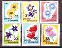 ROMANIA  1975  ** Mi 3285/90, FLOWERS, MNH,OG. - Neufs