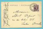 Entier Met Stempel MOESCROEN / MOUSCRON - Cartes Postales 1909-1934