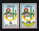 St KITTS - 1991 CENSUS DAY SET (2V) FINE MNH ** - St.Kitts And Nevis ( 1983-...)