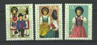 Liechtenstein  :  Yv  625-27  ** - Unused Stamps