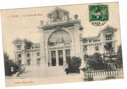 . NICE    Gare Du Sud   1912 - Treinverkeer - Station