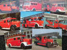 SERIE DA 8 CARTOLINE CAMION  POMPIERI Vigili Del Fuoco FIRE ENGINE MERCEDES Periodo 1938/1963 - Trucks, Vans &  Lorries