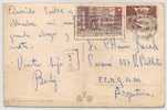 SWITZERLAND - 1950 POSTCARD From VERSAND To ARGENTINA - TAXED 5 -  Tied By Yvert # 477 FETE NATIONAL Surtax + # 485 - Lettres & Documents
