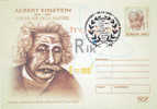Albert Einstein,cover Stationery Obliteration FDC 2004 – Nobel Prize  Albert Einstein  FDC Cancell Bucharest. - Albert Einstein