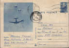 Romania- Postal Statonery Postcard 1974 -Paratroopers ; Parachutistes ;Fallschirmjäger - Fallschirmspringen