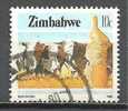 1 W Valeur Used, Oblitérée - ZIMBABWE * 1985 - CATTLE - ROSE RIGDEN - N° 1219-32 - Zimbabwe (1980-...)