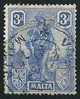 Malta 1922  Melita  3 P  Mi-Nr.88  Gestempelt / Used - Malte (...-1964)
