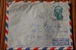 LETTRE: AFRIQUE OCCIDENTALE FRANCAISE A.O.F. DOUALA >CAMEROUN  1956 :EX COLONIE FRANCAISE  FLERS FRANCE P/AVION AIR MAIL - Lettres & Documents