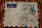 LETTRE : AFRIQUE OCCIDENTALE FRANCAISE A.O.F. MBANGA  CAMEROUN  1955 TIMBRE SEUL S LETTRE:EX COLONIE FRANCAISE /FLERS - Covers & Documents