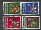 Liechtenstein  :  Yv  734-37  (o) - Used Stamps