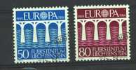 Liechtenstein  :  Yv  778-79  (o) - Used Stamps