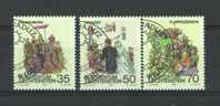 Liechtenstein  :  Yv  840-42  (o) - Gebruikt