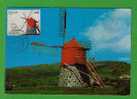 Wood Windmills Typical Local AZORES Molinos Moulins Architecture Portugal Carte Maximum Card Sp1706 - Molens