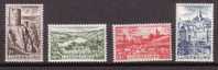 LUXEMBOURG LUSSEMBURGO 1948 PAESAGGI  ** MNH SUPERB SET LUSSO - Unused Stamps