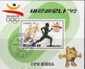 Sommer-Olympia 1992 Korea Block 264 O 1€ Leichtathletik 1500m-Lauf Maskottchen Barcelone Bf Olympic Sport Sheet Of Corea - Corée (...-1945)