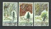 Liechtenstein  :  Yv  854-56  (o) - Usados