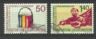 Liechtenstein  :  Yv  886-87  (o) - Gebruikt