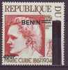 BENIN. Timbre Du Dahomey 1969, N° YT PA 208**: Surchargé Bénin Nouvelle Valeur - Benin - Dahomey (1960-...)