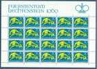 LIECHTENSTEIN - 1969 - MNH/*** LUXE - LEGENDES - SAGEN - Mi 518-520 Yv 466-468 -  Lot 2895 SHEET OF 20 - Unused Stamps