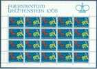 LIECHTENSTEIN - 1968 - MNH/*** LUXE - LEGENDES - SAGEN - Mi 497-499 Yv 447-449 - Lot 2896 SHEET OF 20 - Blocs & Feuillets