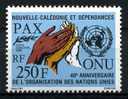 Nlle CALEDONIE 1985 PA N° 248 **  Neuf = MNH Superbe Cote 7.50 € ONU Mains De Races Différentes Emblème - Ungebraucht