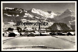 ALTE POSTKARTE FISCHEN IM ALLGÄU Nebelhorn Rubihorn Entschenkopf Im Winter Schnee Hiver Snow Neige Cpa Postcard AK - Fischen