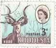 Rhodésie Du Sud 1966. ~ YT 132. - Antilope Kudu - Rhodésie (1964-1980)