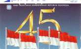 INDONESIE 45E ANNIVERSAIRE INDEPENDANCE 140U UT SUPERBE - Indonesia