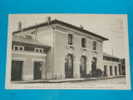 33) L´esparre - N° 4929 - La Gare ( Carte Pub BRIQUETERIE Silico Calcaire De Soulac) Villa Elianne - EDIT . A.G.A - Lesparre Medoc